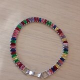 Bratara argint tennis